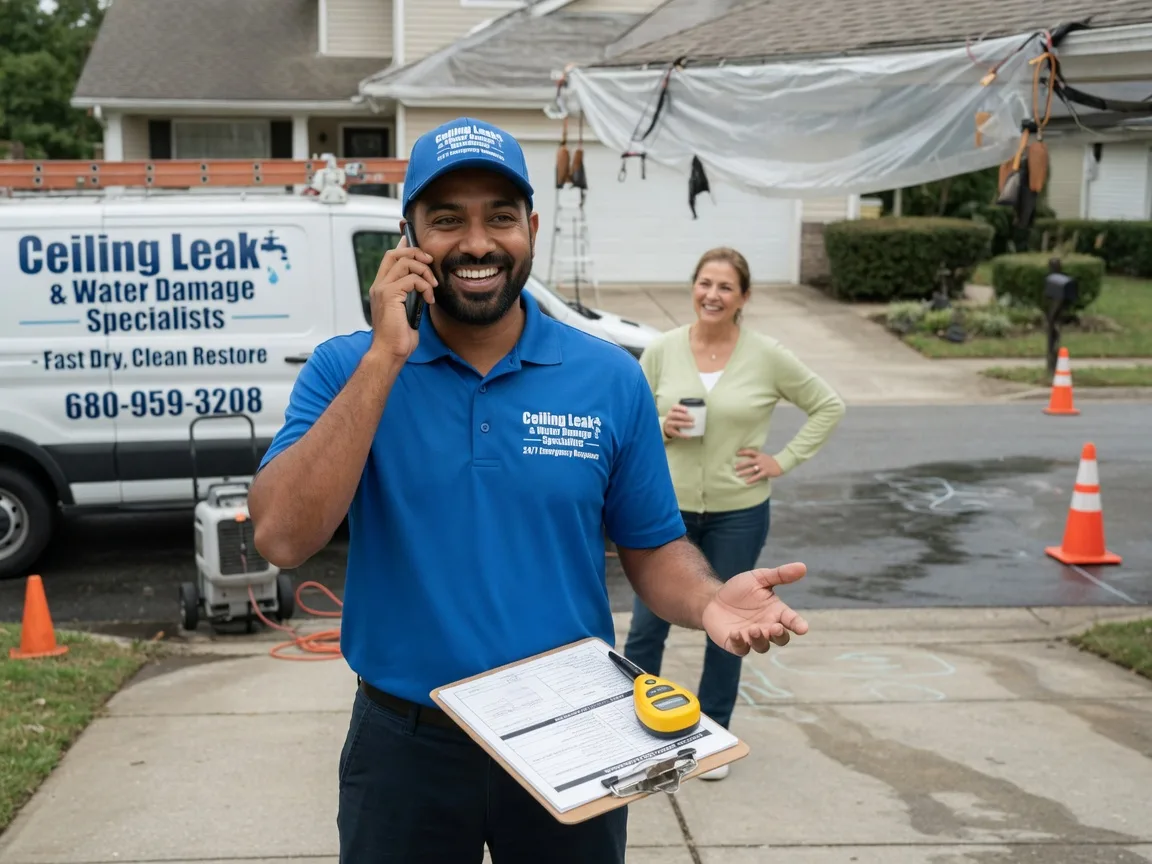 Ceiling Leak Cleanup Rushville, NE FAQs